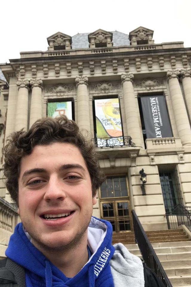 SLUMA Selfie SLU student taking a SLUMA Selfie