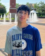 A headshot of Elias Donohue