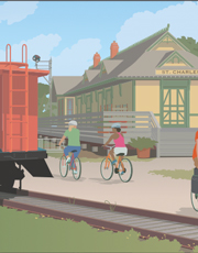 Katy Trail Katy Trail, Illustration by Janet Muhm