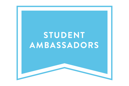 Student Ambassador Wordmark Wordmark reading student amabassadors