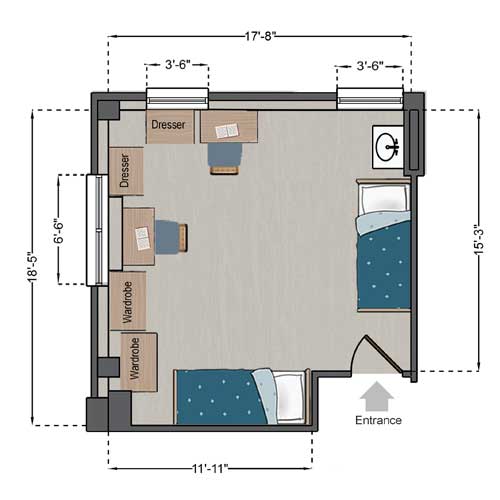 DeMattias Hall Double DeMattias Hall Double