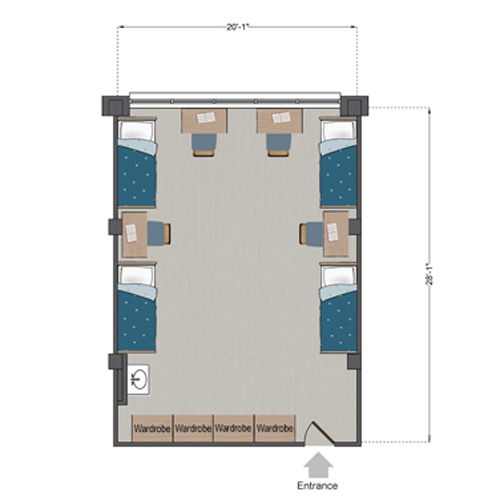 DeMattias Hall Quad DeMattias Hall Quad