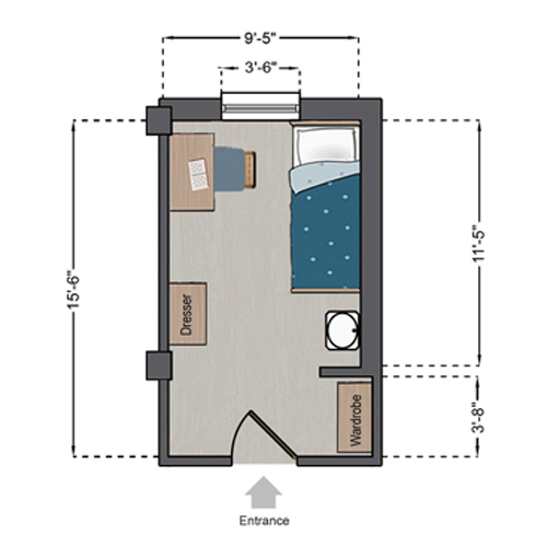 Demattias Hall Single Demattias Hall Single