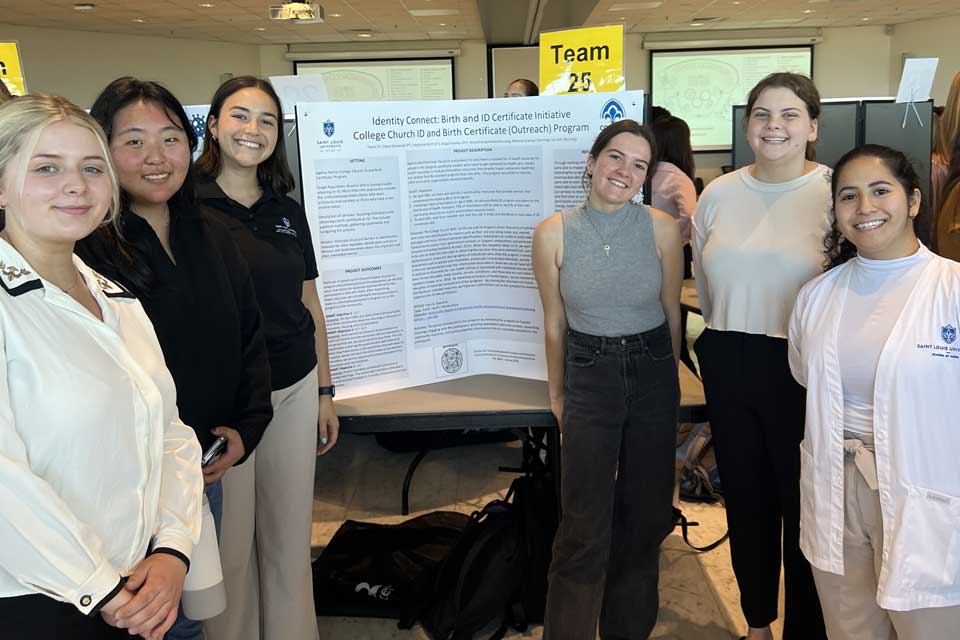 IPE student researchers Interprofessional Education students present research