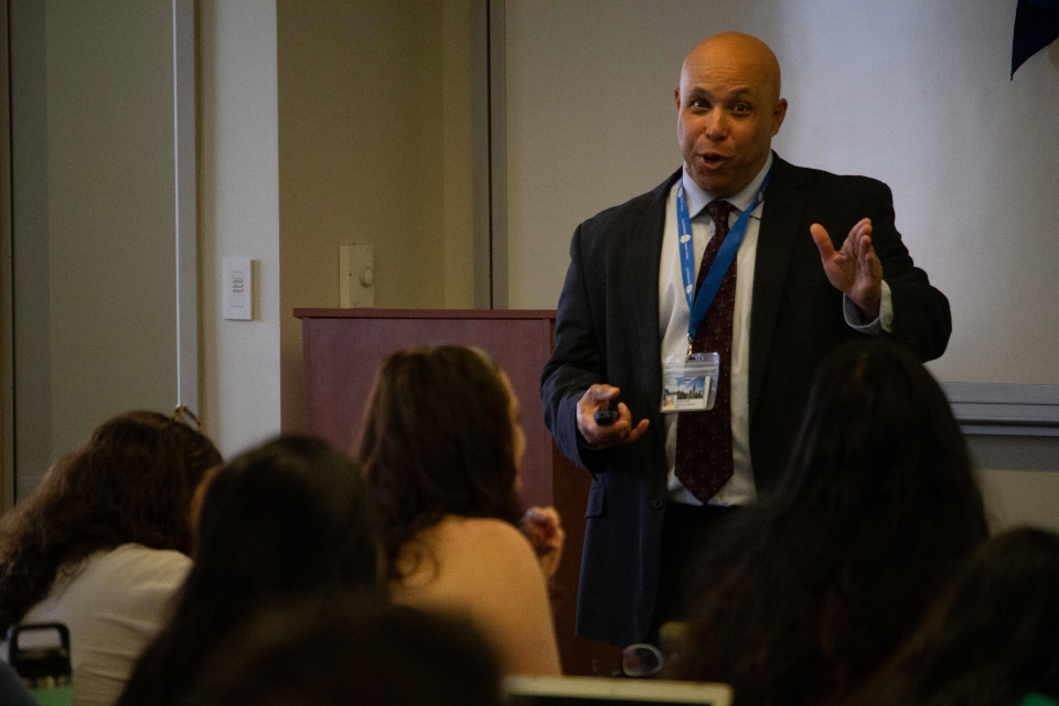 Professor Michael Duff teaches at Scott Hall Professor Michael Duff