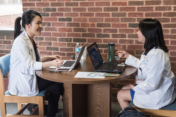 Students researching vaccines Students researching vaccines