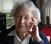 Jane Daggett Dillenberger Jane Daggett Dillenger sits in the sunny living room of her Berkeley home