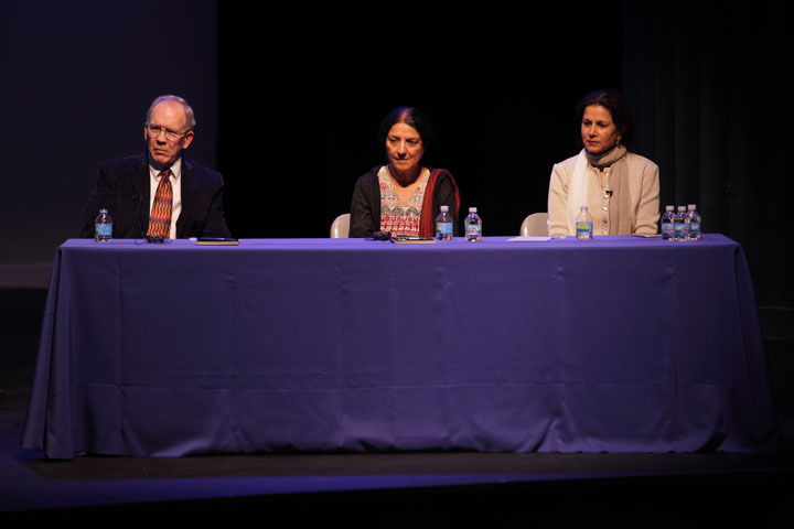 Jack Renard, Salma Arastu, and Ghazala Hayat. Photo by Jeffrey Vaughn. Jack Renard, Salma Arastu, and Ghazala Hayat. Photo by Jeffrey Vaughn.