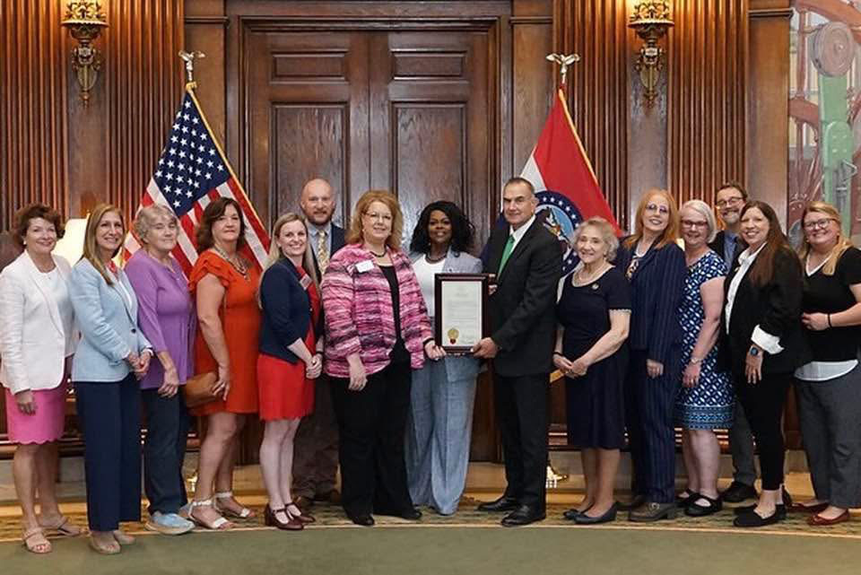 Margaret R. Benz (Nursing) attended a ceremony celebrating Nurses' Week. Submitted photo.
