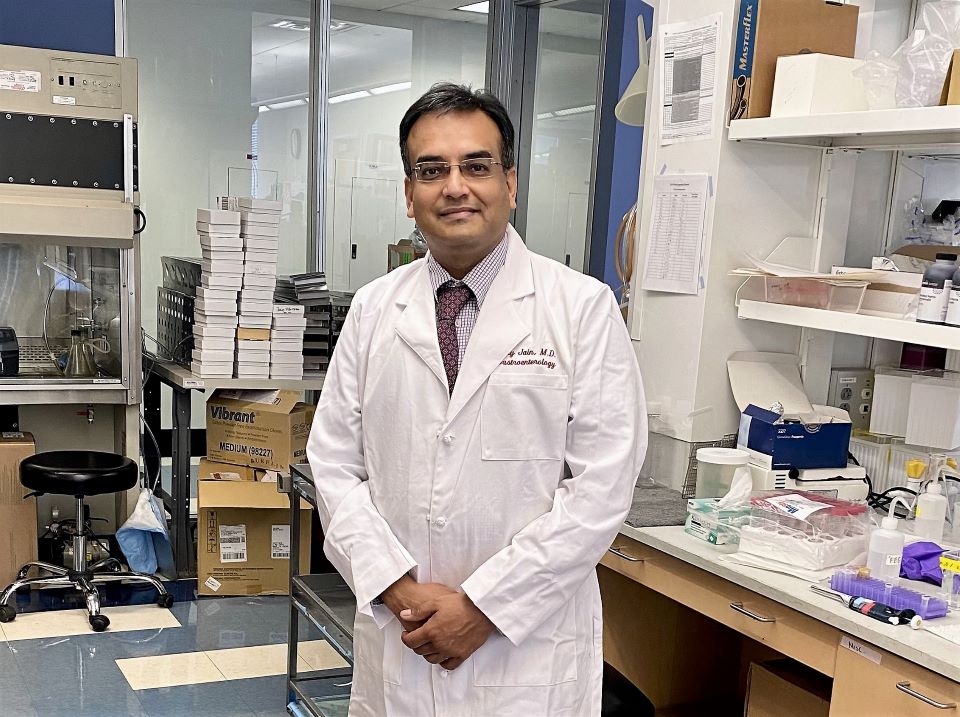 Ajay Jain, M.D., is a professor of pediatrics, pharmacology, and physiology. Submitted photo. Ajay Jain, M.D., is a professor of pediatrics, pharmacology, and physiology. Submitted photo.
