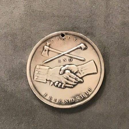 John Quincy Adams Indian Peace Medal John Quincy Adams Indian Peace Medal