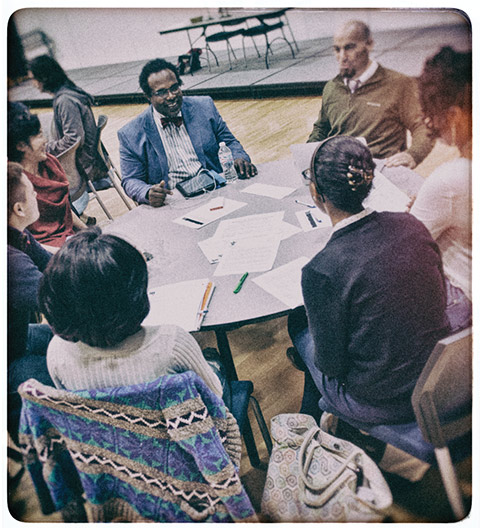 Jonathan Smith at roundtable discussion Jonathan Smith at roundtable discussion